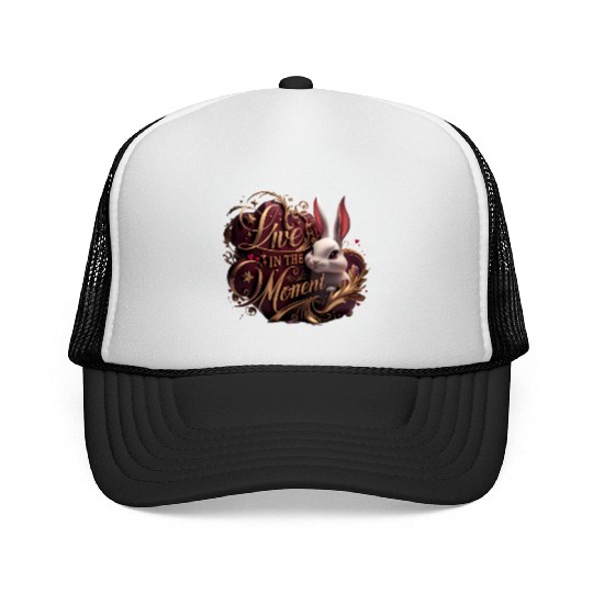 Live in the Moment,Present Life Trucker Caps