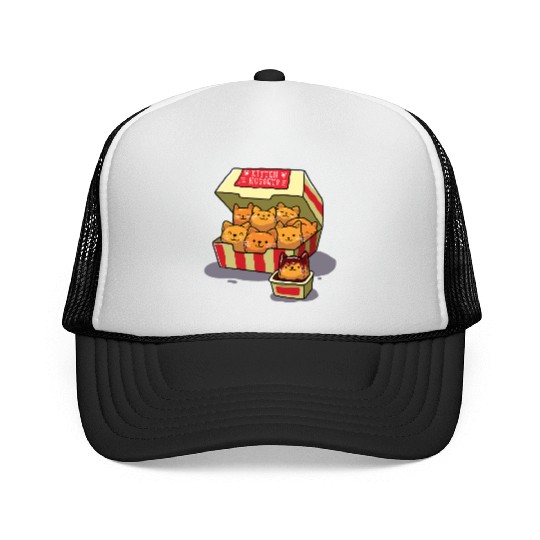 Kitten Nuggets Food Cat Lover Trucker Caps
