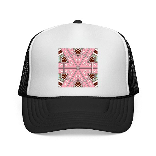 eyes on nature mandala Trucker Caps