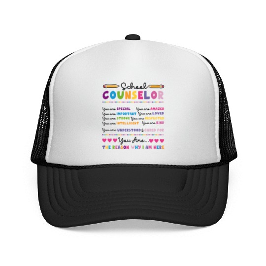 School Counselor School Counselor Trucker Caps