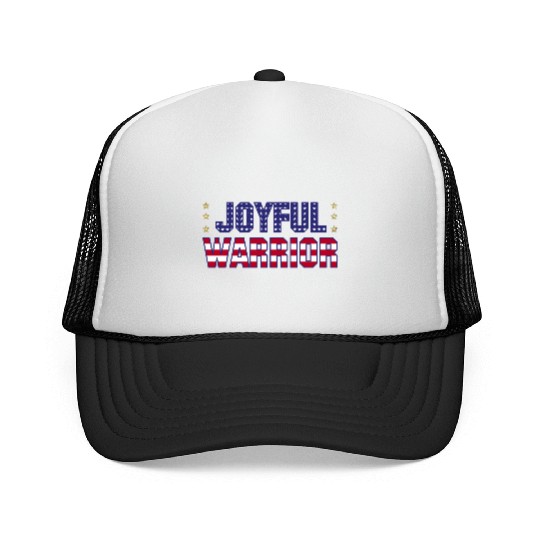 Joyful Warrior - Harris Walz 2024 Election America Trucker Caps