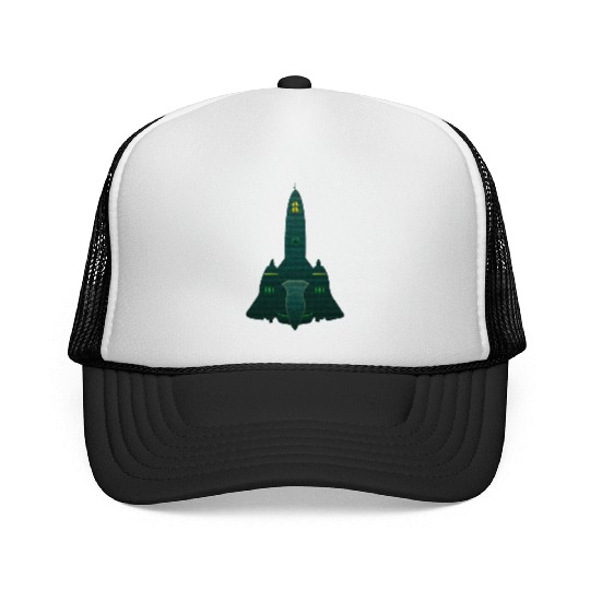 SR-71 Blackbird Stealth Aircraft Design - Aviation Trucker Caps