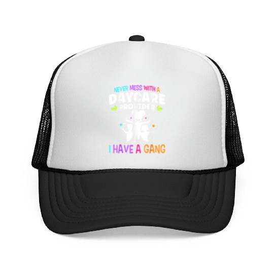 Daycare Teacher Trucker Caps