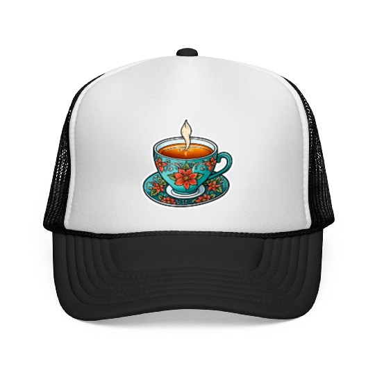 Cup Of Tea Neo Traditional Trucker Caps