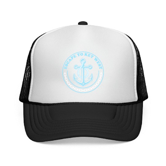 Florida ESCAPE TO KEY-WEST Sailing Outfit Trucker Caps