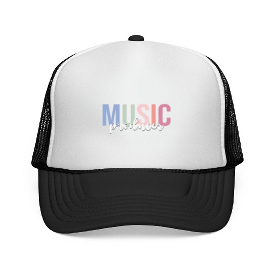Music Producer Electronic Musician Beat Maker Trucker Caps