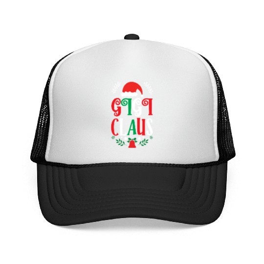Gigi Claus Christmas Family Group Matching Pajama Trucker Caps