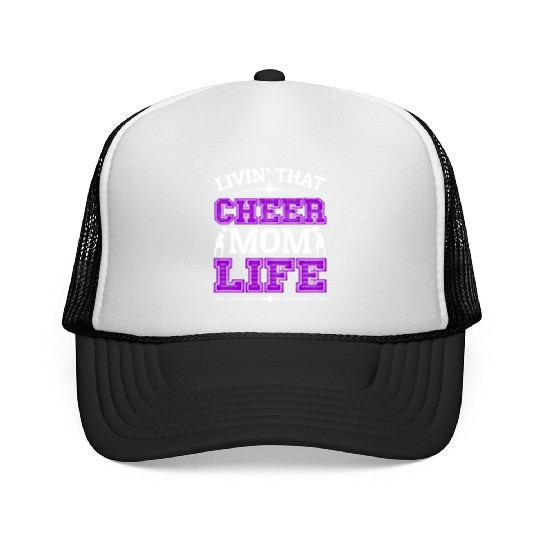 Living Cheer Mom Life Cheerleading Mother's Day Trucker Caps