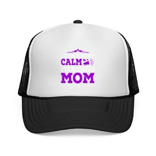Keep Calm Cheer Mom Cheerleading Mother's Day Trucker Caps