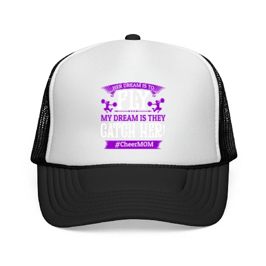 Dream Cheer Mom Cheerleading Mommy Mother's Day Trucker Caps