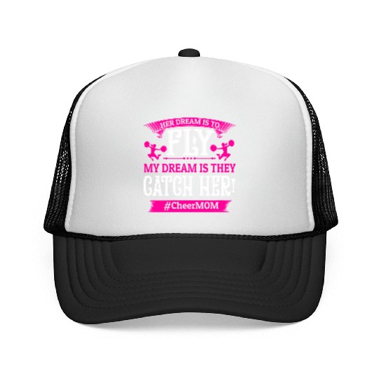 Dream Cheer Mom Cheerleading Mommy Mother's Day Trucker Caps