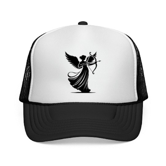 classic angel shooting her love arrows Trucker Caps