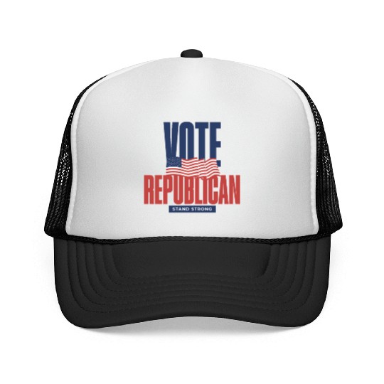 Vote Republican Election 2024 Trucker Caps design