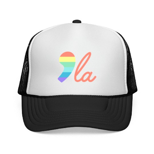 Comma La Kamala Harris Rainbow Election 2024 Trucker Caps