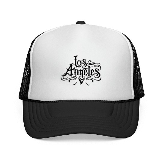 Los Angeles Chicano lettering Trucker Caps