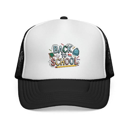 back to school on kids Trucker Caps