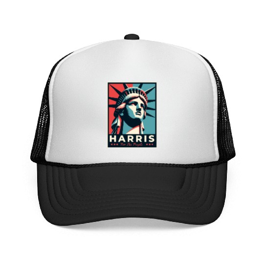Harris 2024 statue of liberty Kamala Harris Trucker Caps