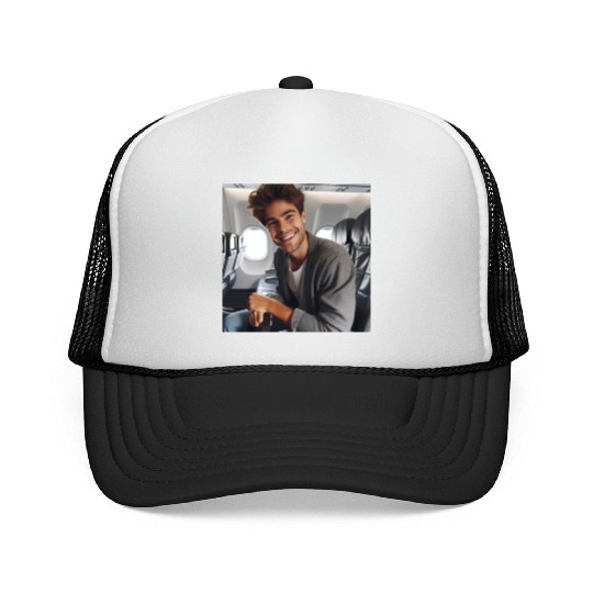 Boy Flying Solo Trucker Caps