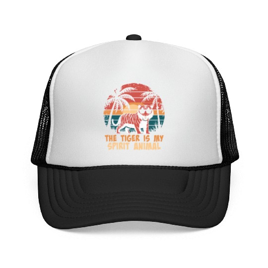 The Tiger Is My Spirit Animal Trucker Caps
