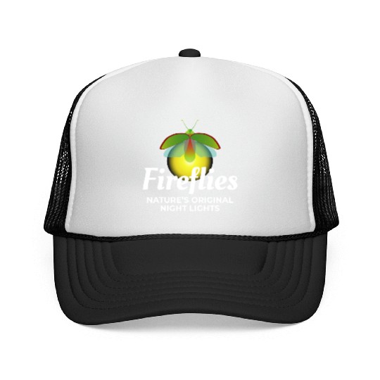 Fireflies Firefly Lightning Bug Insect Collector Trucker Caps