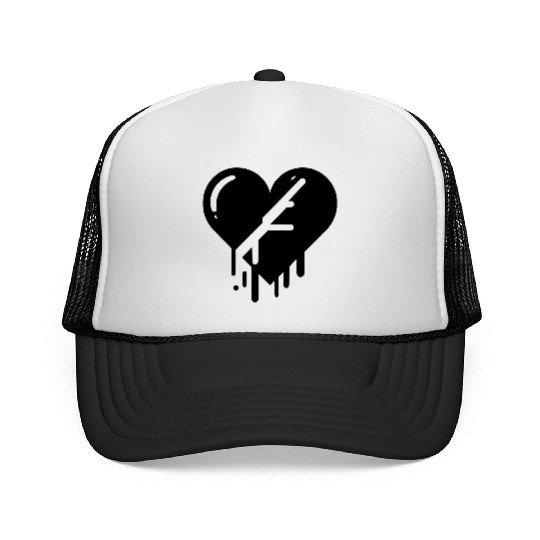 Heart broken hearts vector path15 Trucker Caps