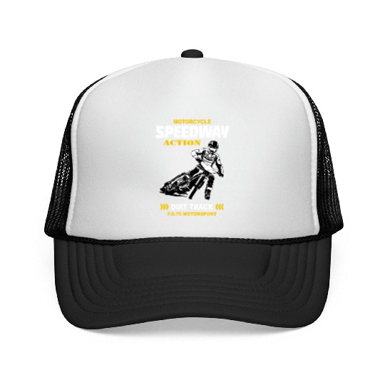 Motorcycle Speedway Racing Trucker Caps