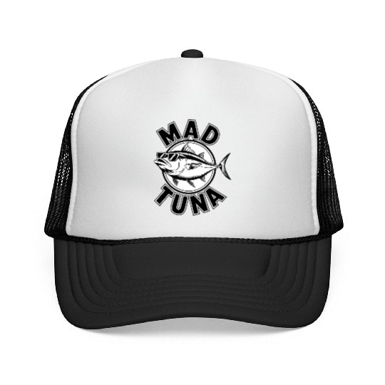 Quotes mad tuna Trucker Caps