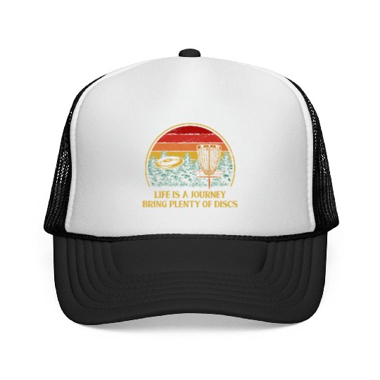Bring Plenty of Discs Positive Quotes Disc Golf Po Trucker Caps