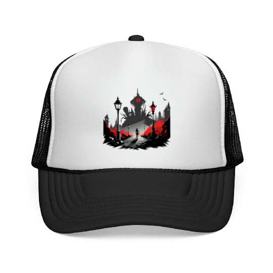 Ghost town Trucker Caps