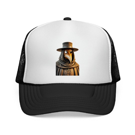 Golden Plague Doctor Trucker Caps