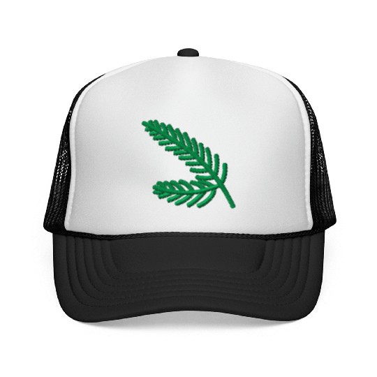 Fir branches embroidered Trucker Caps