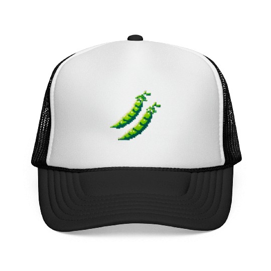 8 Bit Pixel Peas Trucker Caps