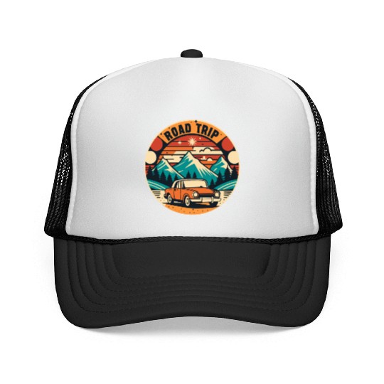 road trip lover Trucker Caps