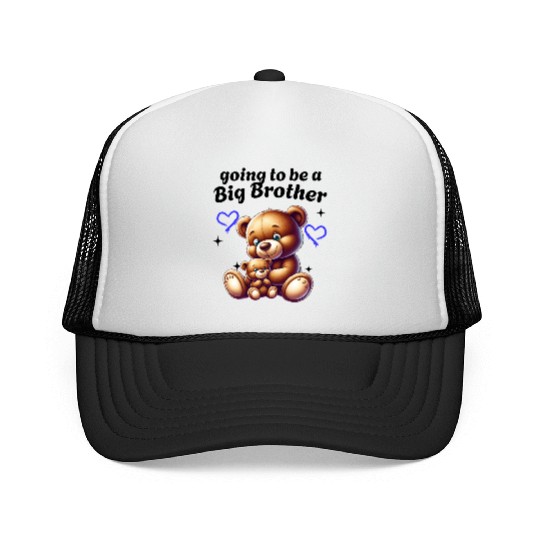 I'm Going To Be A Big Brother Cute Teddy Bears, Trucker Caps