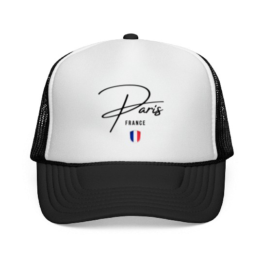 I love Paris, Paris France Trucker Caps
