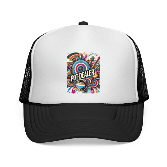 Pot Dealer (Psychedelic) Trucker Caps