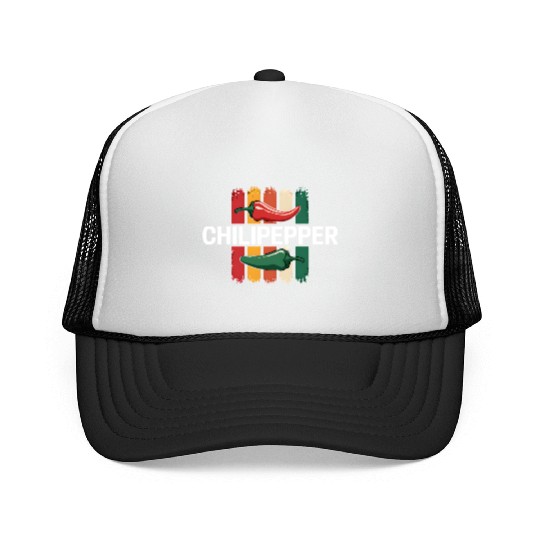 Chili Pepper Retro Vibe Trucker Caps