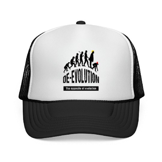 De-Evolution of Maga Republican Trucker Caps