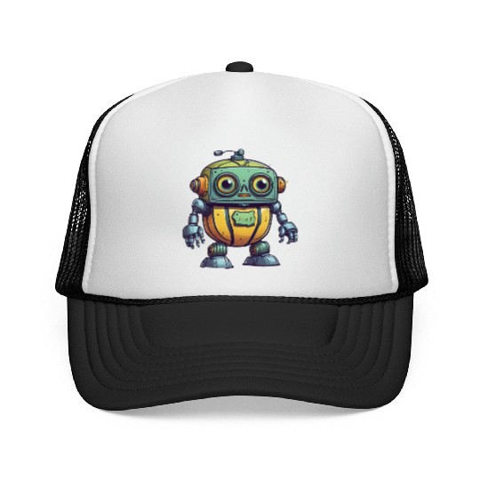 Robot Melon Trucker Caps