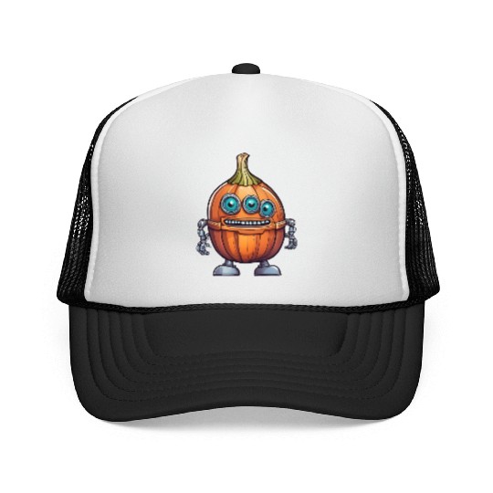 Robot Onion Trucker Caps