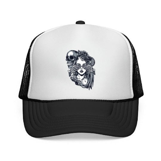 Chicano Street Art Trucker Caps