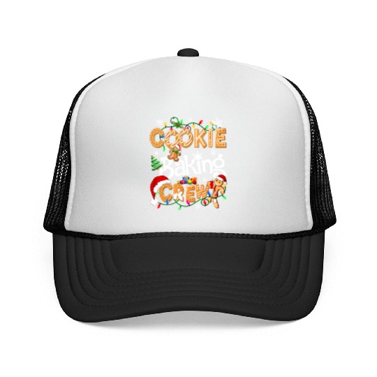 Cookie baking crew Cooking Lover Xmas Gingerbread Trucker Caps