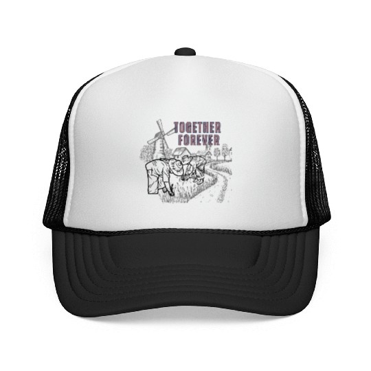 Together forever - till death do us part Trucker Caps