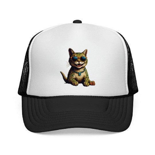 A Tail of Two Kitties Trucker Caps