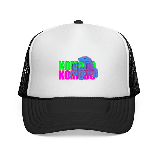 Majestic Komodo Dragon Trucker Caps