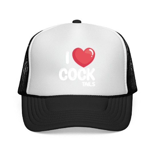 Funny I Love Cocktails 2 Trucker Caps