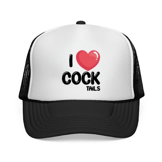 Funny I Love Cocktails 1 Trucker Caps