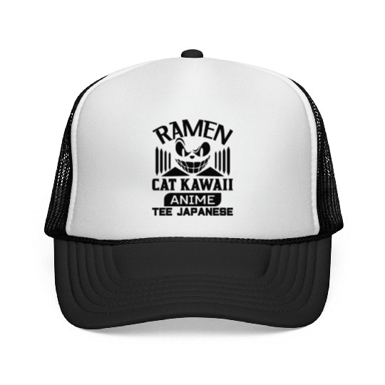 Ramen Cat Kawaii Anime Trucker Caps Japanese