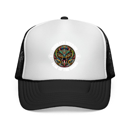 Embrace Wisdom 2025 Year of the Snake Trucker Caps