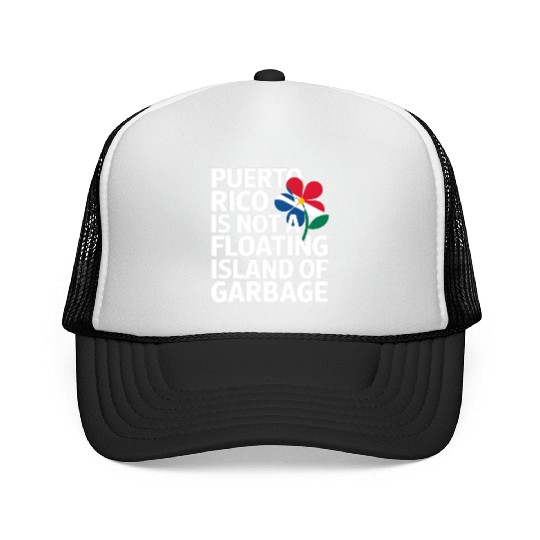 Puerto Rico Pride Bold Awareness Statement Trucker Caps